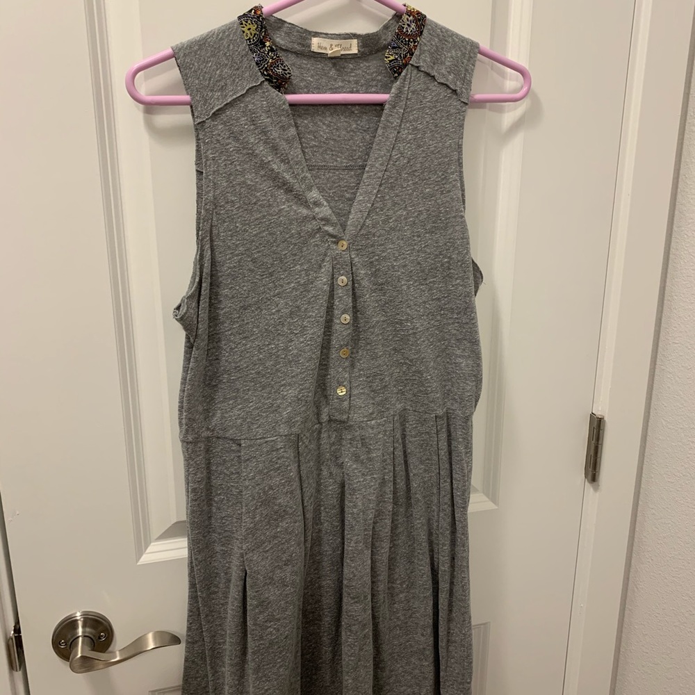 Grey Jersey Dress/Tunic